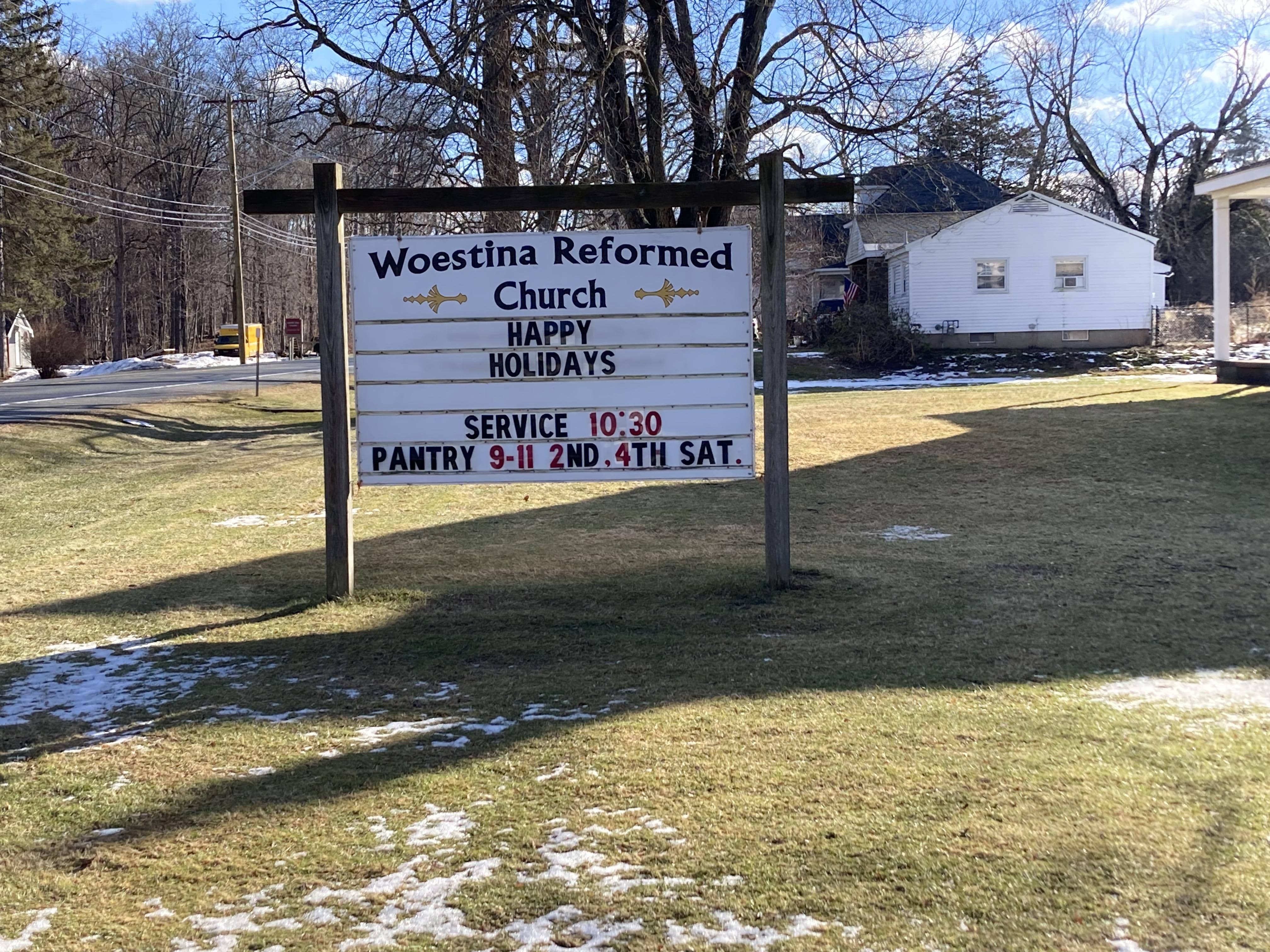 Church Service Sign