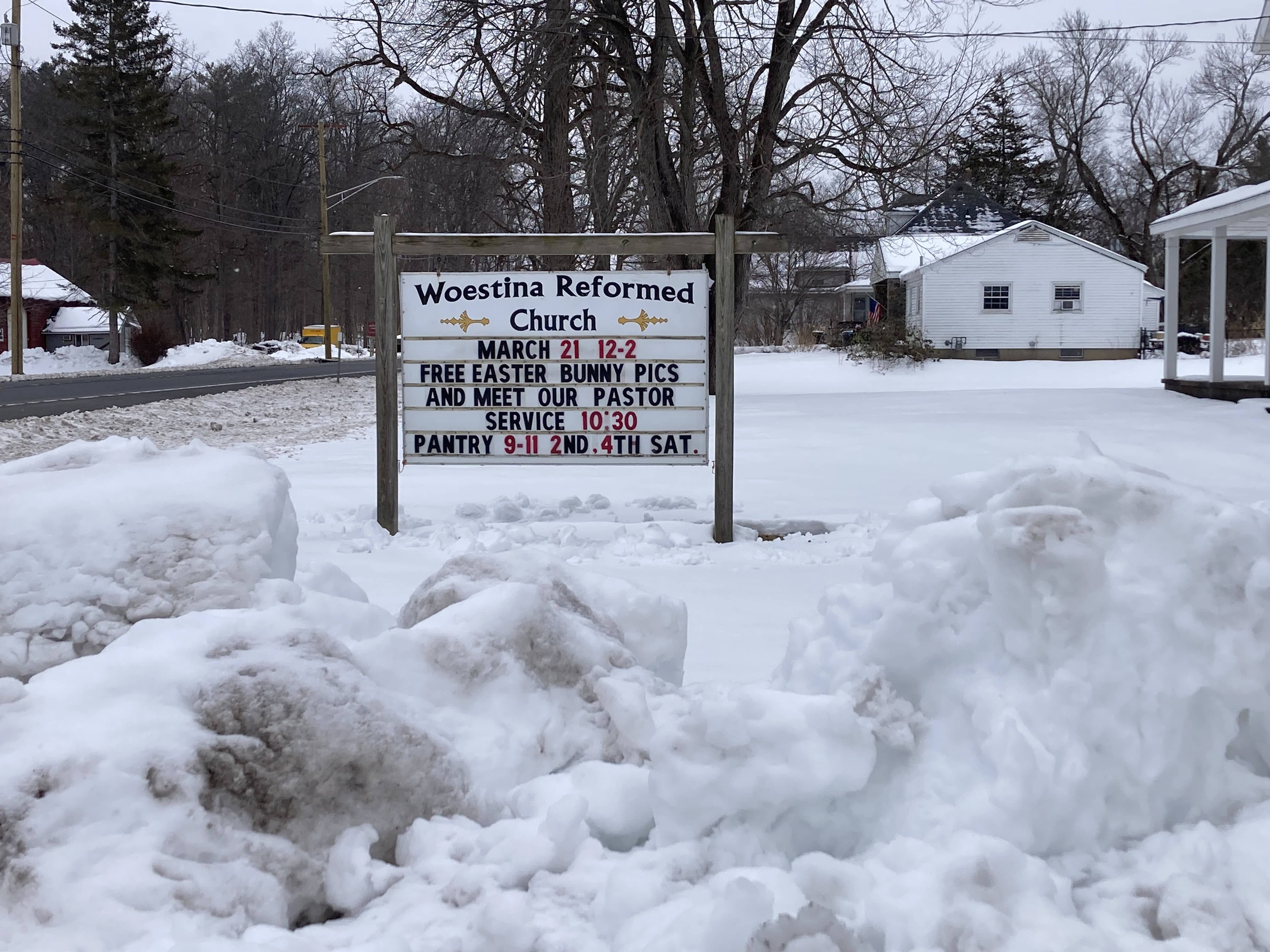 Church Service Sign